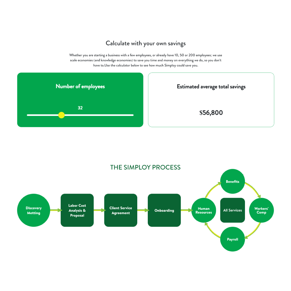 Sample Website Page Implemented by Namira Software Corporation for Efficient Performance
